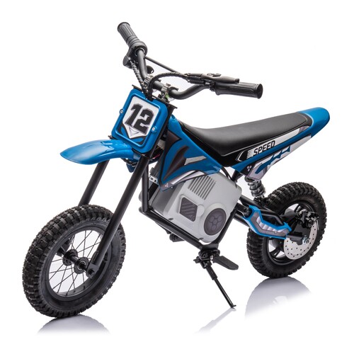 24V Dirt Bike - Single Rider Electric Motorcycle for Kids - Blue - Pre-Order ETA 13 October 2024