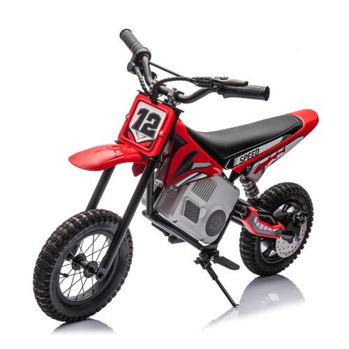 24V Dirt Bike - Single Rider Electric Motorcycle for Kids - Red - Pre-Order ETA 13 October 2024