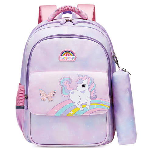 Unicorn Kids Backpack - Mini Travel Bag for School and Play - Pink