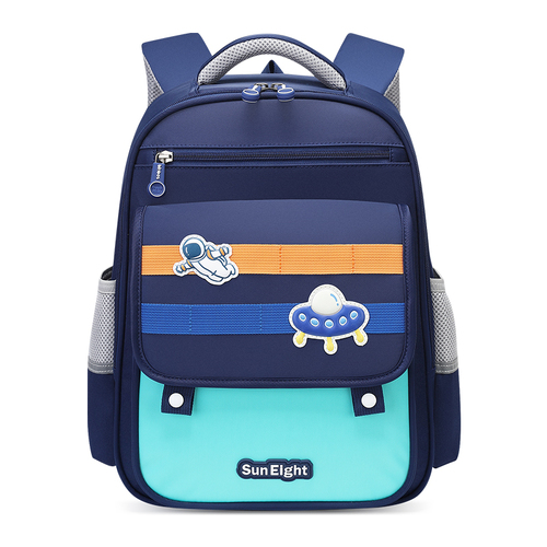 Astronaut Kids Backpack - Mini Travel Bag for School and Adventures - Navy Blue