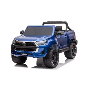 24V Licensed Toyota Hilux SR5 Electric Ride-On Car for Kids - Blue