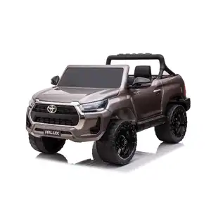 24V Licensed Toyota Hilux SR5 Electric Ride-On Car for Kids - Grey