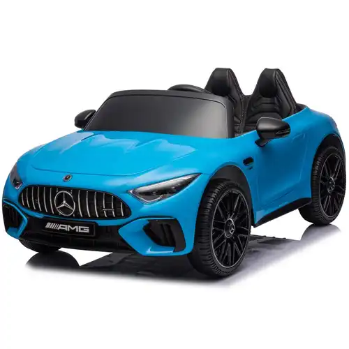 Mercedes 12V Electric kids ride on car - Blue