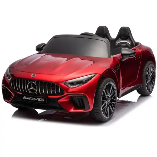 Mercedes 12V Electric kids ride on car - Red