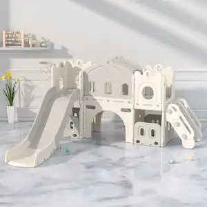 Royal Castle Adventure Playset: Slide, Hoop, and Storage