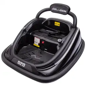 6V Kids Indoor Electric Bumper Car - Black