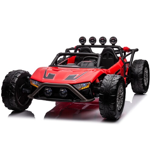 24V Kids UTV Ride-On Car SPIDER with Dual Seats and Remote Control - Red