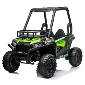 Beach Buggy Adventure, 24V UTV Electric Ride On car for Kids - Green