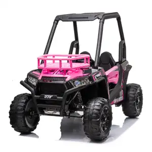 Beach Buggy Adventure, 24V UTV Electric Ride On car for Kids - Pink