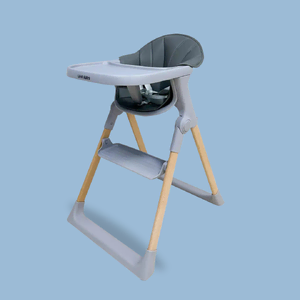 Little Riders TidyTots Compact High Chair - Cool Grey