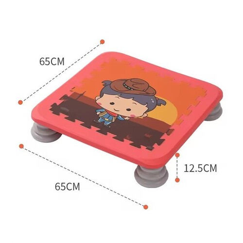 Cartoon-Themed Kids Jumping Pad for Safe and Active Playtime