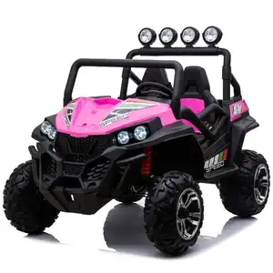 Beach Buggy Speed, 24V Electric Ride On Toy for Kids - Pink -